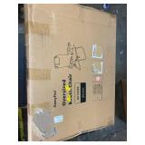 SUNNYFEEL Extra Wide 28' Low Beach Chair 5 Position Lay Flat, XL Oversized Portable Folding Camping Chairs with Cup Holder for Outdoor/Trip, Lightweight Foldable Backpack Beach Chair for Adults