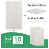 Retails for $128! 2ft x 4ft Printed Pro Ceiling Tiles - PVC Ceiling Panel 24 x 48in Waterproof, Washable and Fire-Rated - High-Grade PVC to Prevent Breakage-Cover 80 Sq. Ft-Package of 10 Tiles