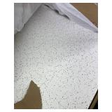 Retails for $128! 2ft x 4ft Printed Pro Ceiling Tiles - PVC Ceiling Panel 24 x 48in Waterproof, Washable and Fire-Rated - High-Grade PVC to Prevent Breakage-Cover 80 Sq. Ft-Package of 10 Tiles