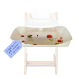 CATCHY -Food Catcher-Compatible with Stokke Tripp Trapp High Chair +11 Other High Chairs-Highchair Sold Separately-Baby & Toddler Food & Mess Catcher-Premium Linen Inspired -Under High Chair Accessory