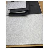 LAVIEVERT Jigsaw Puzzle Board with 6 Sorting Trays, Lightweight & Portable Felt Mat for Adults, Puzzle Storage Saver Holder with Non-Slip Surface for Up to 1000 Pieces - Gray