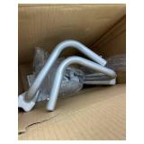 Raised Toilet Seat Risers for Seniors, Padded Elevated Toilet Seat with Handles for Round Toilets Only, 5 Inch Height, Support to 300 LBS