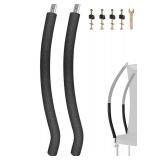 Trampoline Poles Replacement for Skywalker Or Jumpzylla,Galvanized Trampoline Enclosure Pole for Skywalker or Jumpzylla,Replace Parts#4201 4202 4135 OR for Jumpzylla 8ft 10ft&12ft 14ft