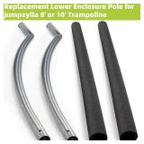 Trampoline Poles Replacement for Skywalker Or Jumpzylla,Galvanized Trampoline Enclosure Pole for Skywalker or Jumpzylla,Replace Parts#4201 4202 4135 OR for Jumpzylla 8ft 10ft&12ft 14ft