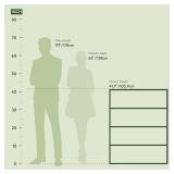 Furinno PASIR Book Shelf, 4-Tier Bookshelf, Bookcase with Open Shelf, 9.4 x 23.6 x 41.7, for Living Room, Bedroom, Home Office, White