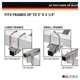 CE Smith - Trailer PVC Boxed Post Guide-On - Sturdy Boat Trailer Accessories & Replacement Parts