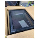 Retails for $200! REPTIZOO 45 Gallon Glass Reptile Terrarium 24' x 18' x 24' Knock-Down Reptile Tank with Double Hinge Door and Top Screen Ventilation Easy Assembly Terrarium