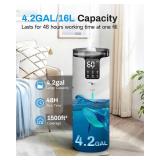 Retails for $140! Humidifier Large Room, 4.2 Gal/16L Large Humidifier for 1500 sq.ft, 360 Nozzles Cool Mist Ultrasonic, Top Fill Tower Humidifiers for Bedroom Office Plant wholehouse with Extension Tu