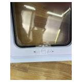 Full-Size Window Pet Door for Cats & Small Dogs, Width Adjustable Fits Sliding Windows, 10-Min Install, Aluminum Frame, HD High-Transparency Glass, Weatherproof Design, Magnetic Close