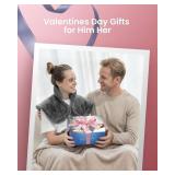 RENPHO Electric Heating Pad for Back, Electric Heat pad for Neck and Shoulders, FSA Eligible & HSA Store, 24'x33' Gray