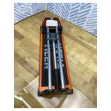 TILER 14 Inch Manual Tile Cutter, Professional Porcelain Ceramic Tile Cutter with Chrome Plated Solid Rails, Tungsten Carbide Cutting Wheel, Adjustable Fence Gauge, Anti-Skid Feet 8103E-2