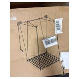 Retails for $180! FLEXIMOUNTS GL1 Overhead Garage Lifting Storage Rack, 4x4 Ft Heavy-Duty Metal Garage Ceiling Rack, Adjustable Organization System With 71'L Axle, 300lbs Weight, Black