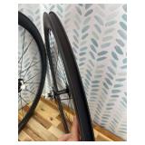 Retails for $399! 50mm Carbon Fiber Track Wheel Matte Finish 3K Fixed Gear Wheelset with Cog Retails for $399! 50mm Carbon Fiber Track Wheel Matte Finish 3K Fixed Gear Wheelset with Cog