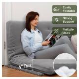 Retails for $150! ZonLi Japanese Floor Futon Mattress Twin Size 75'x 39', 100% Cotton Cover 4' Thicken Tatami Mattress, Foldable Sleeping Pad, Portable Dormitory Tatami Mat, Roll Up Floor Lounger Bed Retails for $150! ZonLi Japanese Floor Futon Mattress Twin Size 75'x 39', 100% Cotton Cover 4' Thicken Tatami Mattress, Foldable Sleeping Pad, Portable Dormitory Tatami Mat, Roll Up Floor Lounger Bed