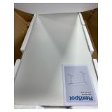 Retails for $167! FLEXISPOT EN1 One-Piece Standing Desk with 1-Inch Thick Desktop, 48'x30' Electric Height Adjustable Desk for Home Office & Multi-Device Workstations, White Retails for $167! FLEXISPOT EN1 One-Piece Standing Desk with 1-Inch Thick Desktop, 48'x30' Electric Height Adjustable Desk for Home Office & Multi-Device Workstations, White