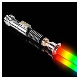 Retails for $200! Xenopixel Lightsaber, Motion Control Luke Dueling Light Sabers with 34 Sound Fonts & Custom Fonts | Smooth Swing Infinite Color Changing Luke Sabers, Preminum Aluminum Hilt for Adult Retails for $200! Xenopixel Lightsaber, Motion Control Luke Dueling Light Sabers with 34 Sound Fonts & Custom Fonts | Smooth Swing Infinite Color Changing Luke Sabers, Preminum Aluminum Hilt for Adult