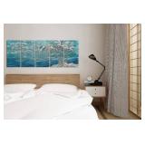 Retails for $249! BATRENDY ARTS Modern Beach Metal Wall Art Decor 3D Silver Coconut Palm on the Shores of Hawaii Blue Coast Hanging Sculptures Outdoor or Indoor Tree Decorations Retails for $249! BATRENDY ARTS Modern Beach Metal Wall Art Decor 3D Silver Coconut Palm on the Shores of Hawaii Blue Coast Hanging Sculptures Outdoor or Indoor Tree Decorations