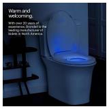 Retails for $130! Brondell L60-EW LumaWarm Heated Nightlight Elongated Toilet Seat, White Retails for $130! Brondell L60-EW LumaWarm Heated Nightlight Elongated Toilet Seat, White