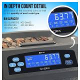 Retails for $190! Nadex S540 Pro | Coin Counter, Sorter, and Wrapper | Sorts up to 300 Coins Per Minute | Comes with 48 Preformed Wrappers (Gray) Retails for $190! Nadex S540 Pro | Coin Counter, Sorter, and Wrapper | Sorts up to 300 Coins Per Minute | Comes with 48 Preformed Wrappers (Gray)