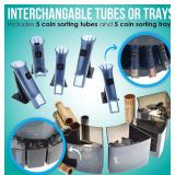 Retails for $190! Nadex S540 Pro | Coin Counter, Sorter, and Wrapper | Sorts up to 300 Coins Per Minute | Comes with 48 Preformed Wrappers (Gray) Retails for $190! Nadex S540 Pro | Coin Counter, Sorter, and Wrapper | Sorts up to 300 Coins Per Minute | Comes with 48 Preformed Wrappers (Gray)