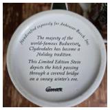 Pair of Budweiser Clydesdales Holiday Beer Stein Pair of Budweiser Clydesdales Holiday Beer Stein