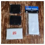 Tourna and Wilson Tennis Wrist Towels Set Tourna and Wilson Tennis Wrist Towels Set