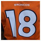 Denver Broncos #18 NFL Jersey Large Denver Broncos #18 NFL Jersey Large
