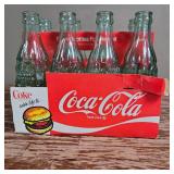 Coca-Cola 8.5oz Glass Bottle Set with Carrier Coca-Cola 8.5oz Glass Bottle Set with Carrier