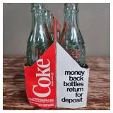 Coca-Cola 8.5oz Glass Bottle Set with Carrier Coca-Cola 8.5oz Glass Bottle Set with Carrier