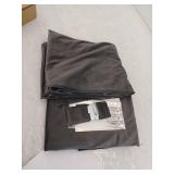 SMILETIME Dark Gray 63in Long Velvet Curtains with Rod Pocket, Set of 2 Panels, 52 x 63 Inches Long