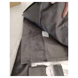 SMILETIME Dark Gray 63in Long Velvet Curtains with Rod Pocket, Set of 2 Panels, 52 x 63 Inches Long