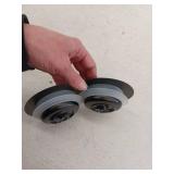 Hibbent Upgraded 2 Pack 3 in 1 Kitchen Sink Drain Strainer and Stopper Combo