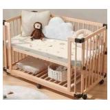 Baberooklyn Aloe Cotton Dual Sided Pack n Play Mattress Pad, 38x26x3 Inch