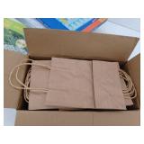 Kraft Paper Gift Bags - 100 Pack