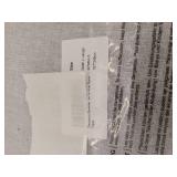 Light Blue Blackout Curtains - Faux Linen 42x96