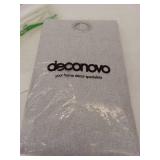 Light Blue Blackout Curtains - Faux Linen 42x96