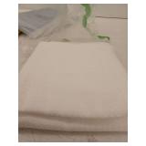 White Waffle Weave Shower Curtain