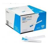 BH Supplies Safety Needles 23G x 1 inch, Box of 100