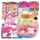 Unicorn Terrarium Craft Kit with LED Light