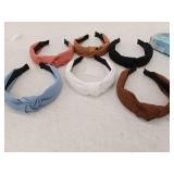Top Knotted Wide Headbands Set - 6 Pieces