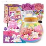 Unicorn Terrarium Craft Kit with LED Light