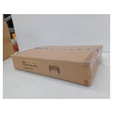 Decorative Black Metal Garden Solar Light Up Fence