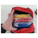 Disc Golf Set with 6 Discs and Starter Disc Golf Red Bag