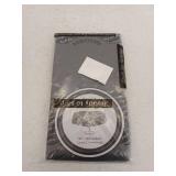 5 Pack Premium Round Black Plastic Tablecloth, 84 x 84