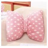 Hahafelt 15.75 Inches Pink Bow Pillow