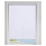 Aosky Cordless Roller Shades, White, 54x72