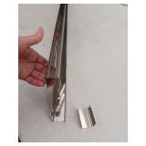 Otoolling 1 Pack Pool Deck Drain 1.25-inch W x 4-feet L, Silver