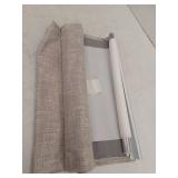 Eclipse Drew Cordless Roman Shade, Blackout 23 In Wide x 64 In Long in Linen
