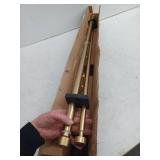 Lwiiom Double Blackout Curtain Rod, 36 to 72 Inches, Warm Gold