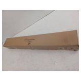 KAMANINA 1 Inch Extra Long Curtain Rod, 140 to 195 Inches, Black